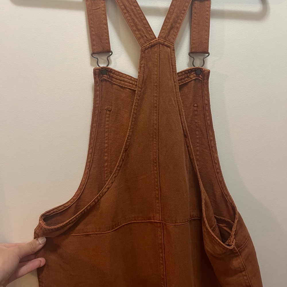 American Eagle Orange Overalls - Picture 5 of 9